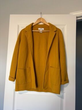 Magaschoni Mustard Yellow Knit Women’s Sweater Size Small